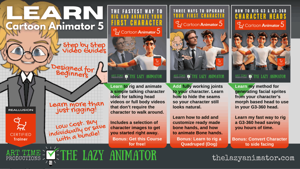 Learn Reallusion's Cartoon Animator Bundle.
